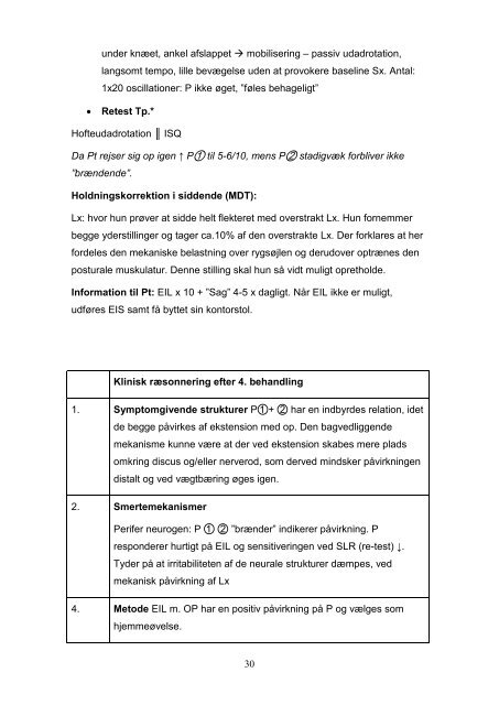 UndersÃ¸gelse og behandling af en patient med fokus pÃ¥ ...