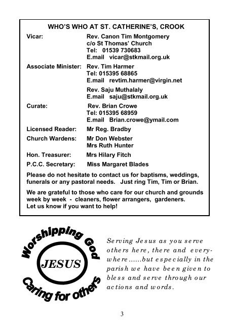 Crook Magazine 2011 12-01.pdf - The Parish of Crosthwaite and Lyth