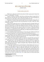 Káºº LÃM NGÆ¯á»I CHá»U - Ho Bieu Chanh