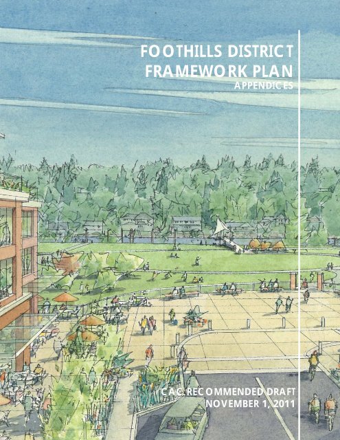 FOOTHILLS DISTRICT FRAMEWORK PLAN - City of Lake Oswego