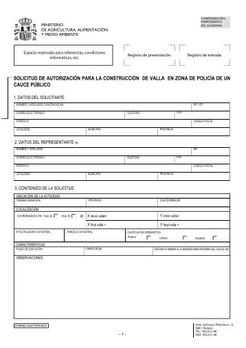 solicitud de autorizaciÃ³n para la construcciÃ³n de valla en zona de ...
