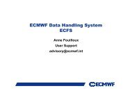 ECMWF Data Handling System ECFS