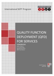 quality function deployment (qfd) for services - VGU.edu