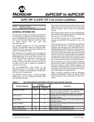 dsPIC30F to dsPIC33F Conversion Guidelines - Microchip