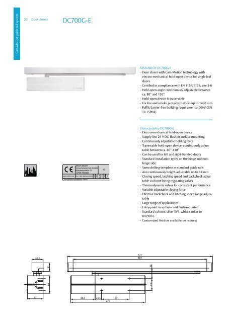 Download full catalogue of ASSA ABLOY door closers here