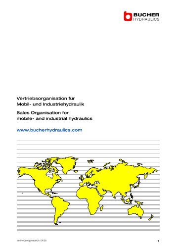 Vertriebsorganisation für Mobil- und Industriehydraulik Sales ...