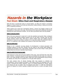 Hazards in the Workplace - Occupational Knowledge International