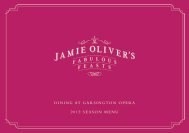 Jamie Oliver's Fabulous Feasts. - Garsington Opera