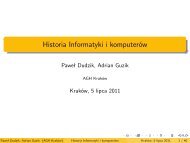 Historia Informatyki i komputerÃ³w - AGH