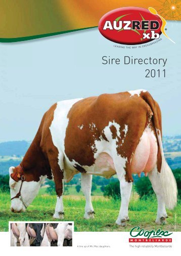 Sire Directory 2011 - AuzRed Xb