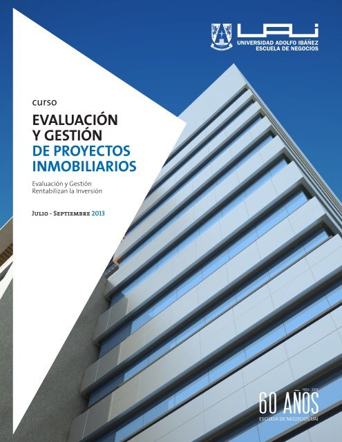 evaluaciÃ³n y gestiÃ³n de proyectos inmobiliarios - Universidad ...