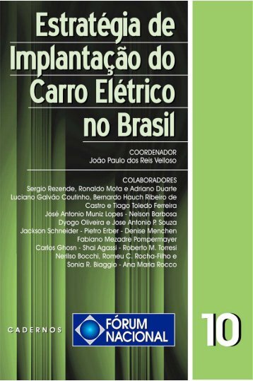 EstratÃ©gia de ImplantaÃ§Ã£o do Carro ElÃ©trico no Brasil - UFRJ