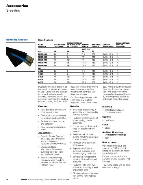 Accessories Catalog - Emrick & Hill