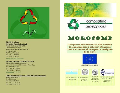 MOROCOMP - Unit of Environmental Science and Technology