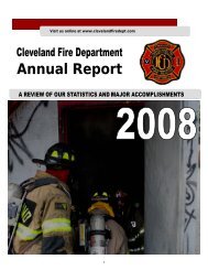 2008 annual report.pub - Cleveland Fire Department