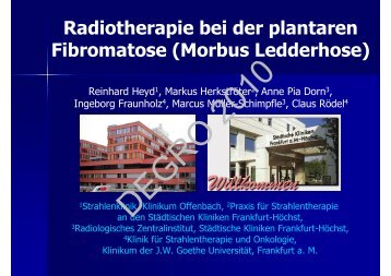 Morbus Ledderhose - Wcenter.de