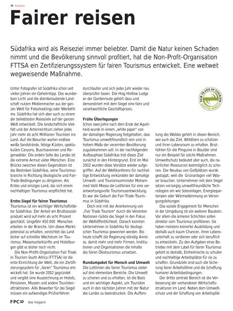 das magazin 2010 - Frankfurter Presse Club