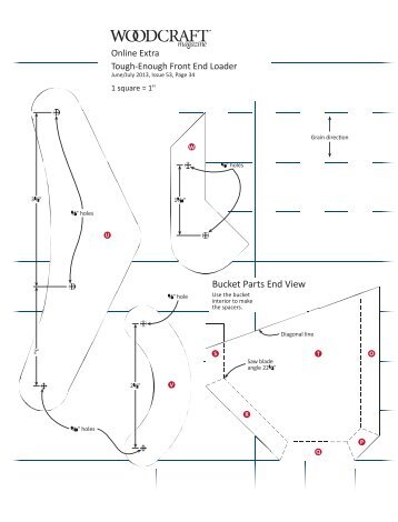 ISSUE 53 Tough-Enough Front End Loader Pattern - Woodcraft ...