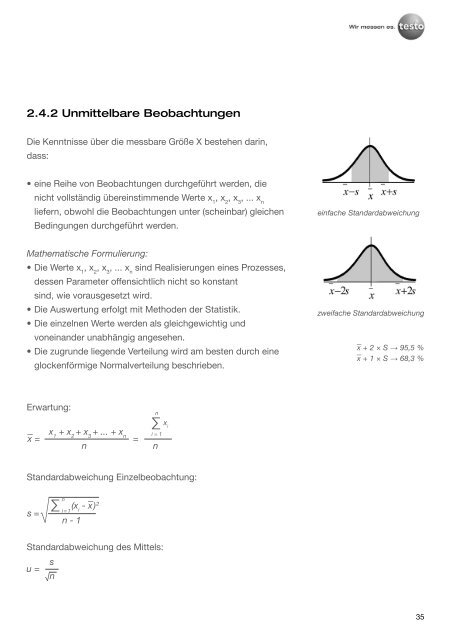 Messunsicherheitsfibel - Testo Industrial Services GmbH