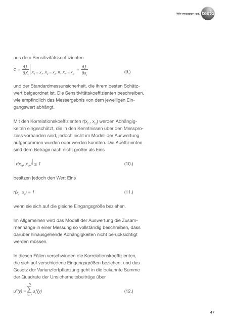 Messunsicherheitsfibel - Testo Industrial Services GmbH