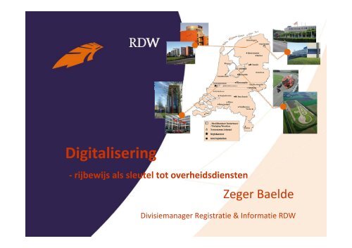 Digitalisering ‐ rijbewijs als sleutel tot overheidsdiensten ...