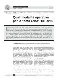 Quali modalità operative per la “data certa” sul DVR?