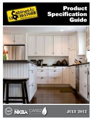 Product Specification Guide - CLkitchens.com