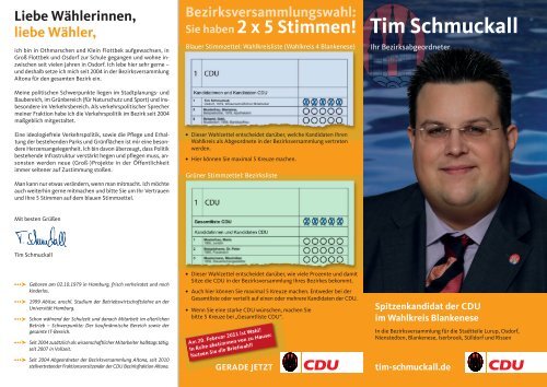 Tim Schmuckall - CDU-Altona/Elbvororte