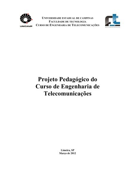 Projeto Pedagógico do Curso de Engenharia de Telecomunicações