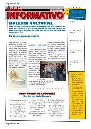 Boletin Cultural - Bolinf