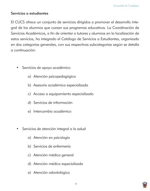 Carrera en EnfermerÃ­a - Centro Universitario de Ciencias de la Salud