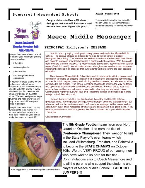 Meece Middle Messenger Somerset Independent Schools
