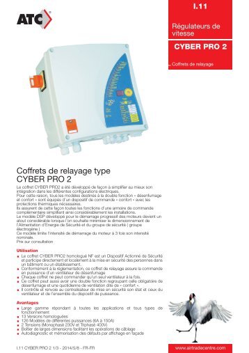 Coffrets de relayage type CYBER PRO 2 - Air Trade Centre