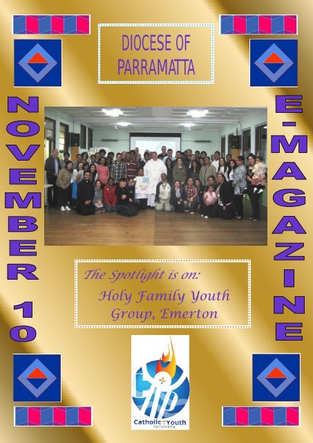 Youth E-Magazine November 2010 - Catholic Diocese of Parramatta