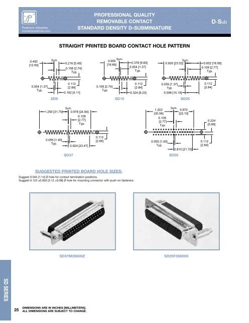 D-Subminiature Catalog - Positronic Industries Inc