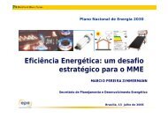 EficiÃªncia EnergÃ©tica: um desafio estratÃ©gico para o MME - FÃ³rum ...