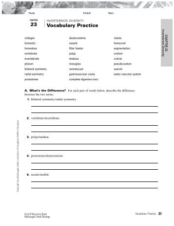 23 Vocabulary Practice - KCSD Staff Pages