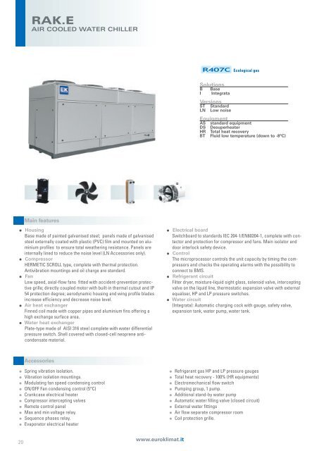 Chillers Catalogue - Ctarefrigeracion.com