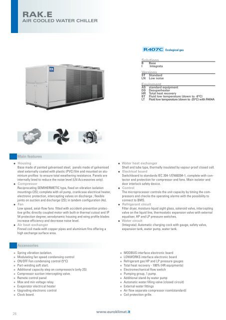 Chillers Catalogue - Ctarefrigeracion.com