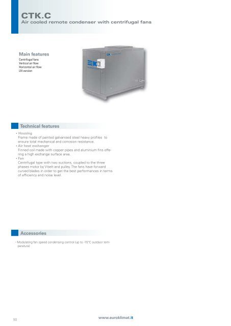 Chillers Catalogue - Ctarefrigeracion.com