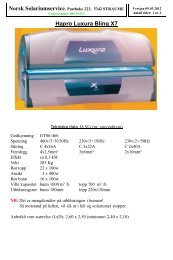 Hapro Luxura Bling X7 - Norsk Solariumservice