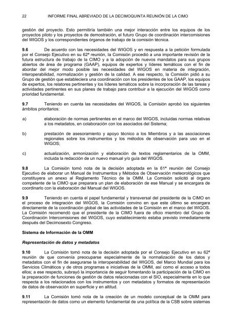 ComisiÃ³n de Instrumentos y MÃ©todos de ... - E-Library - WMO