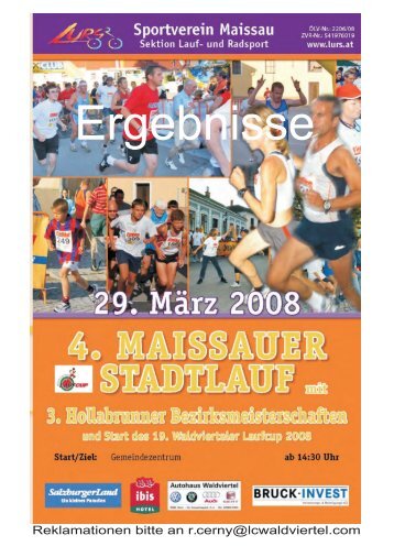 Ergebnisse Maissau - Lurs