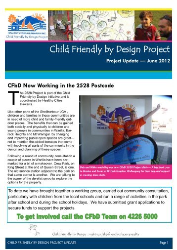 Child Friendly by Design Project - Healthy Cities Illawarra