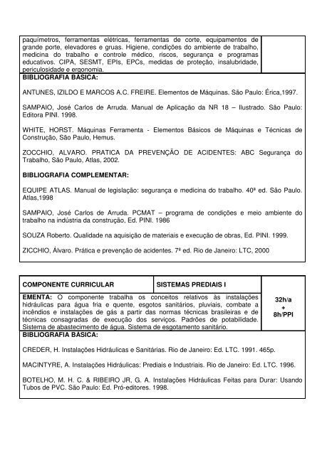 (PPC Curso Tecnico em Edifica\347_es Subsequente 2012)