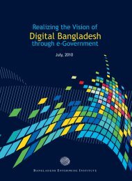 Digital Bangladesh - Bangladesh Enterprise Institute