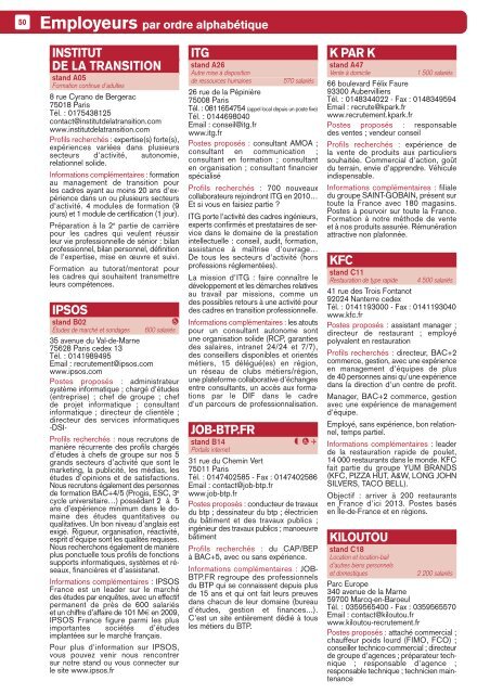 Guide du forum - Carrefour Emploi