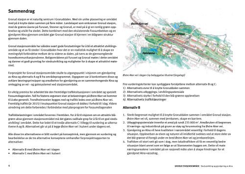 Grorud stasjonsområde - Plan