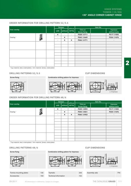 Grass Katalog EN 2012