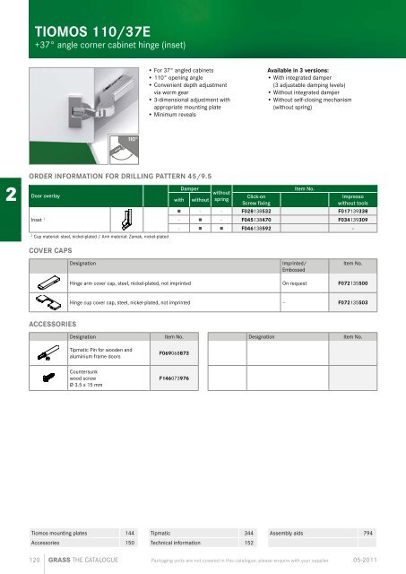 Grass Katalog EN 2012